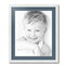 ArtToFrames 21x25" Matted Picture Frame with 17x21" Single Mat Photo Opening Framed in 1.25" White and 2" Mat (FWM-3966-21x25)